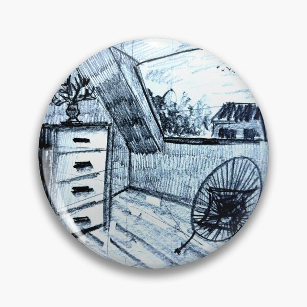 Item preview, Interior Perspective with Acapulco Chair | Graphite designed and sold by miguelfra.artwork.