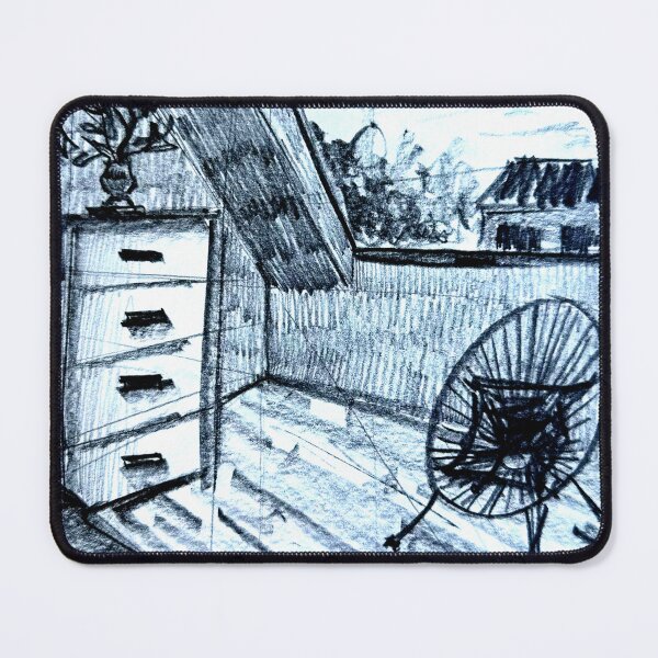 Item preview, Interior Perspective with Acapulco Chair | Graphite designed and sold by miguelfra.artwork.