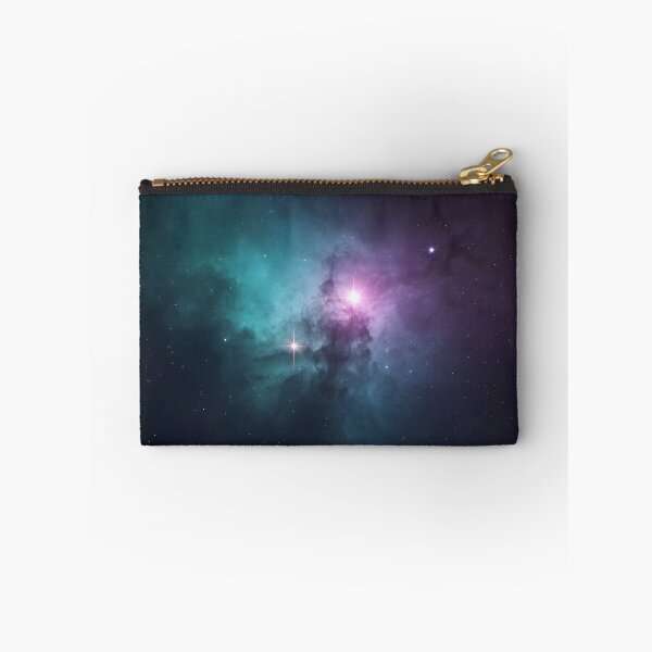 Item preview, Turquoise Violet Nebula Twin Stars designed and sold by MAWOdesign.