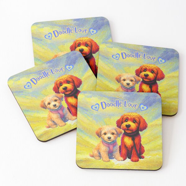 Item preview, Doodle love in sunrise painting designed and sold by Doodles Down South.