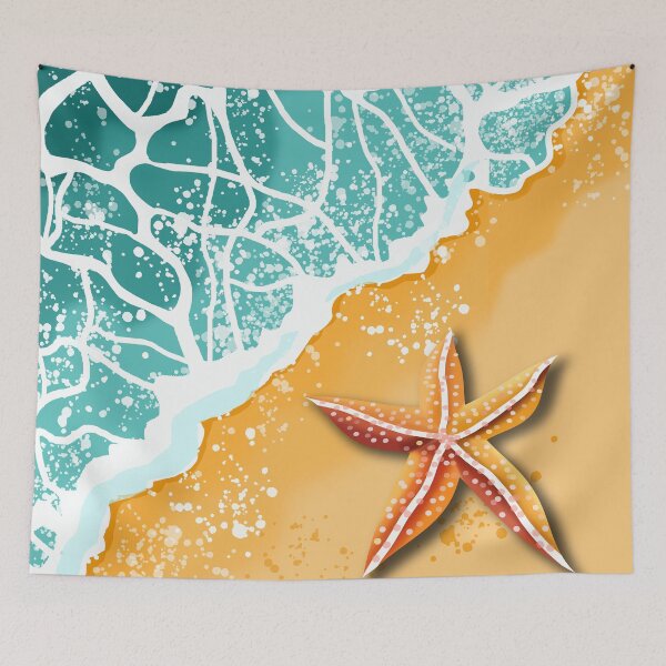 Item preview, Starfish on Sandy Beach  designed and sold by Andrew  Hitchen.