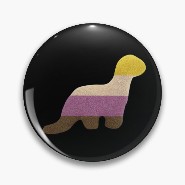 Item preview, nonbinary Dino nuggie Apatosaurus  designed and sold by Meowmeow996.