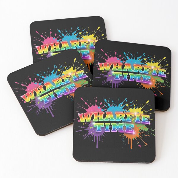 Item preview, Wharfie Time Fremantle Dockers Rainbow Neon Splash designed and sold by ExploreAura Studio.