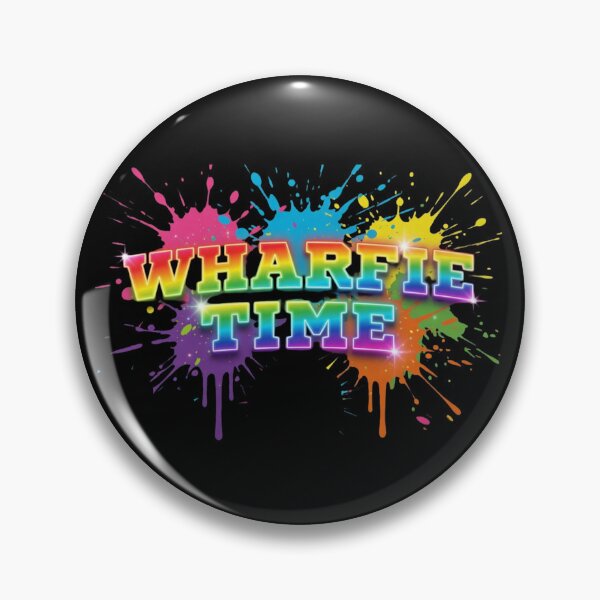 Item preview, Wharfie Time Fremantle Dockers Rainbow Neon Splash designed and sold by ExploreAura Studio.