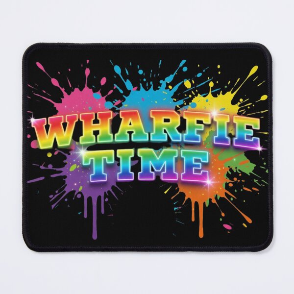 Item preview, Wharfie Time Fremantle Dockers Rainbow Neon Splash designed and sold by ExploreAura Studio.