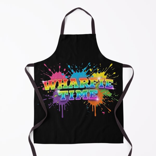Item preview, Wharfie Time Fremantle Dockers Rainbow Neon Splash designed and sold by ExploreAura Studio.