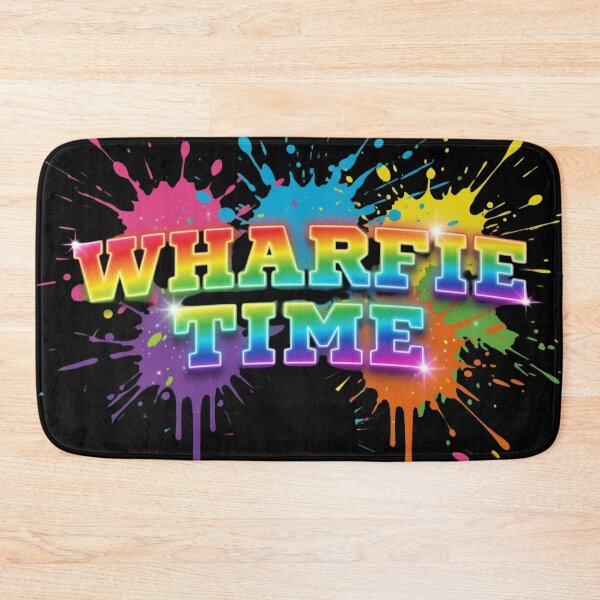 Artikelvorschau, Wharfie Time Fremantle Dockers Rainbow Neon Splash entworfen und verkauft von ExploreAura Studio.