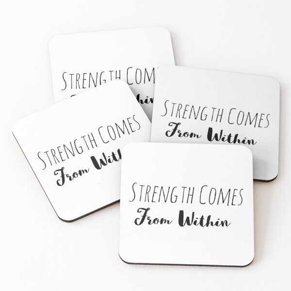 Item preview, Strength Comes From Within – Inner Power Affirmation designed and sold by Camila  Ardila.