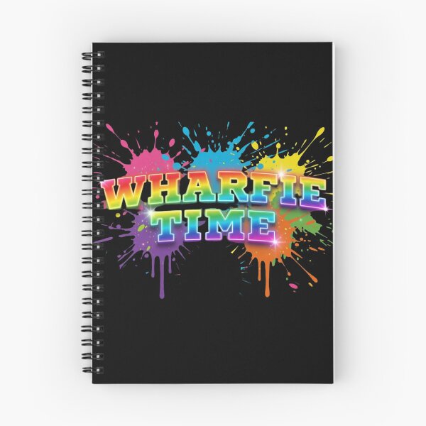 Item preview, Wharfie Time Fremantle Dockers Rainbow Neon Splash designed and sold by ExploreAura Studio.