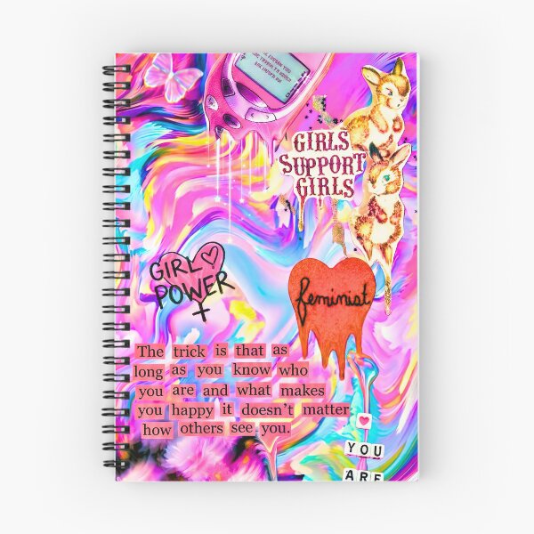 Item preview, Y2K Girl Power Melting Cyber Psychedelic Collage Art designed and sold by y2kponyclub.