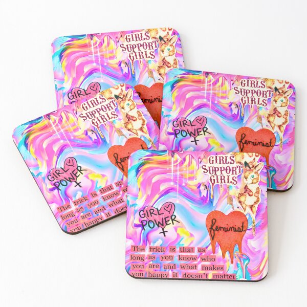 Item preview, Y2K Girl Power Melting Cyber Psychedelic Collage Art designed and sold by y2kponyclub.