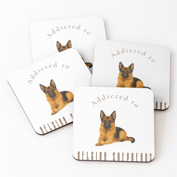 Item preview, Addicted to Belgian Shepherds — Dog Lover Wall Art & Apparel Print designed and sold by MoodsOfMine.
