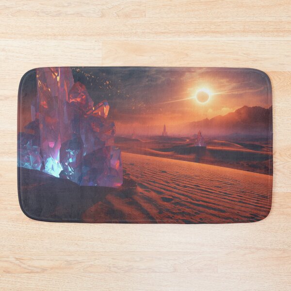 Item preview, Crystal Desert Storm Alien Fantasy Landscape designed and sold by Luminous Wilds.