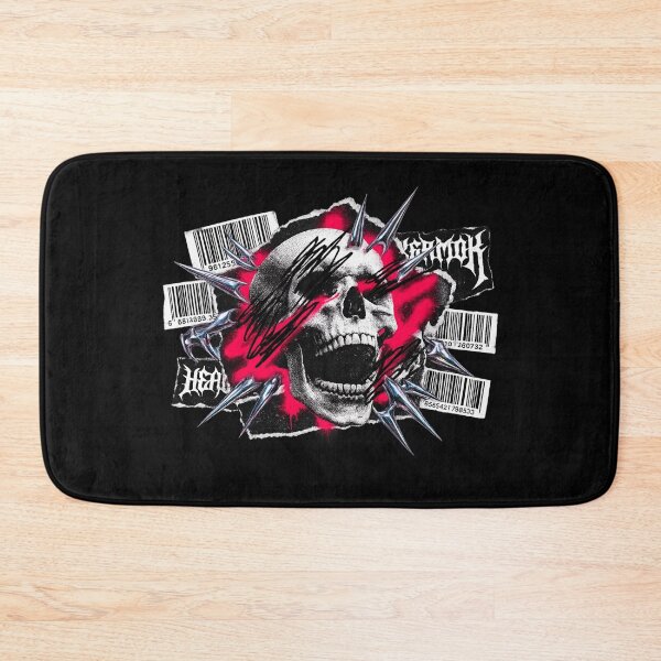 Item preview, Brutalist Halftone Skull Glitch designed and sold by krish-prints.
