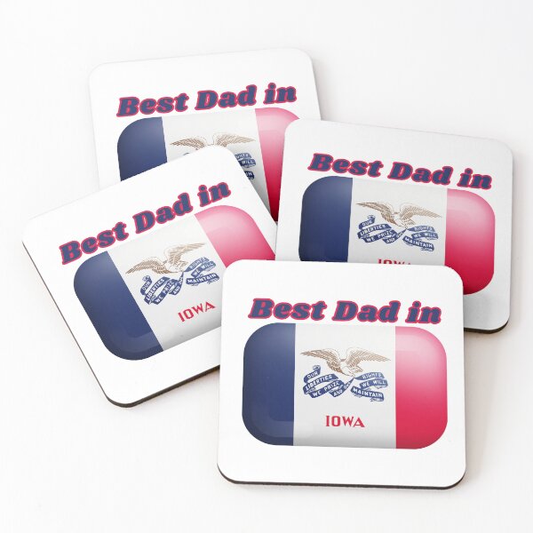 Item preview, Best Dad in Iowa designed and sold by HMBPHOTO.