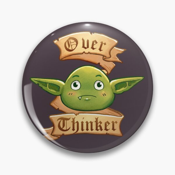 Item preview, Overthinker Goblin designed and sold by KrishyArt.