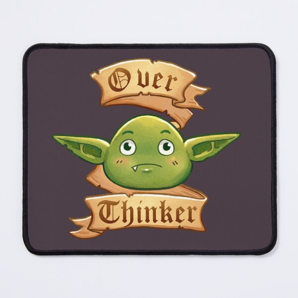 Item preview, Overthinker Goblin designed and sold by KrishyArt.