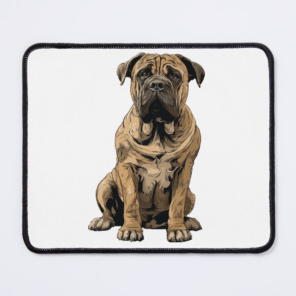Item preview, Brindle Bullmastiff Dog Illustration designed and sold by whyitsme.