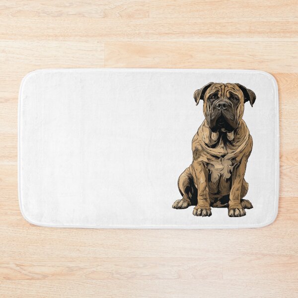 Item preview, Brindle Bullmastiff Dog Illustration designed and sold by whyitsme.