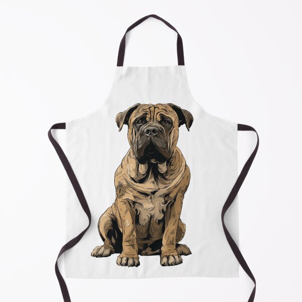 Item preview, Brindle Bullmastiff Dog Illustration designed and sold by whyitsme.