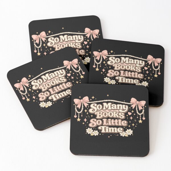 Item preview, So Many Books So Little Time Minimal Reader Quote designed and sold by AMICO77.