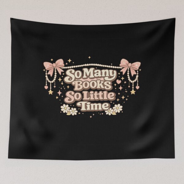 Item preview, So Many Books So Little Time Minimal Reader Quote designed and sold by AMICO77.