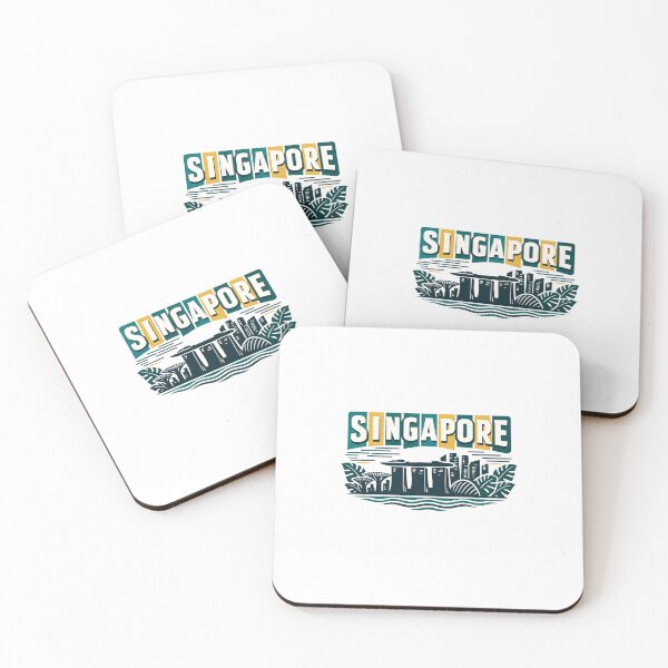 Item preview, Singapore Retro Vintage Travel Shirt designed and sold by SJarts Creative Studio.