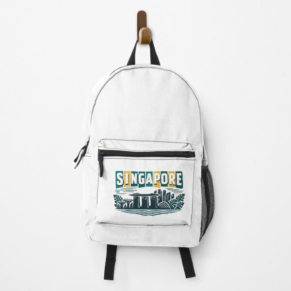 Item preview, Singapore Retro Vintage Travel Shirt designed and sold by SJarts Creative Studio.
