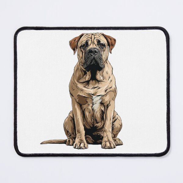 Item preview, Fawn Bullmastiff Dog Illustration designed and sold by whyitsme.