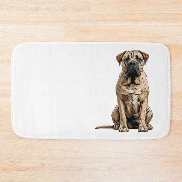 Item preview, Fawn Bullmastiff Dog Illustration designed and sold by whyitsme.