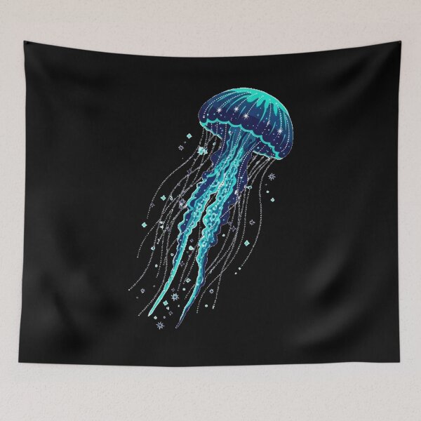 Item preview, Celestial Stardust Jellyfish designed and sold by TheDenimArt.