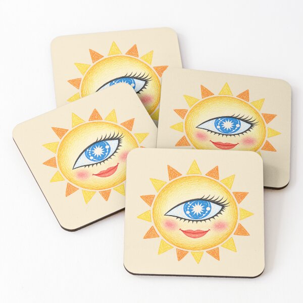 Item preview, Cassandra Sun – Cute NoSQL Database Eye Illustration designed and sold by Nerd Romance Café.