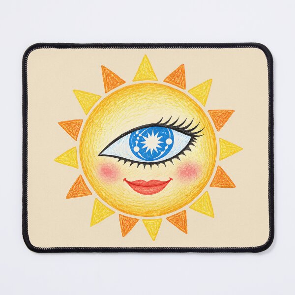 Item preview, Cassandra Sun – Cute NoSQL Database Eye Illustration designed and sold by Nerd Romance Café.