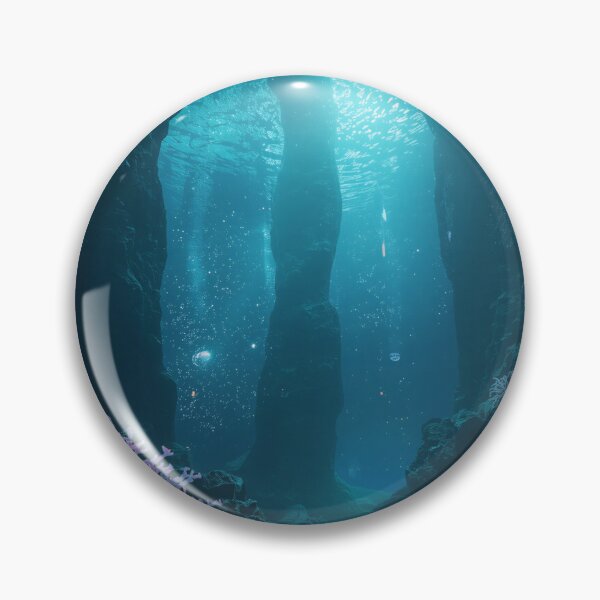Item preview, Bioluminescent Alien Reef Fantasy Ocean Landscape designed and sold by Luminous Wilds.