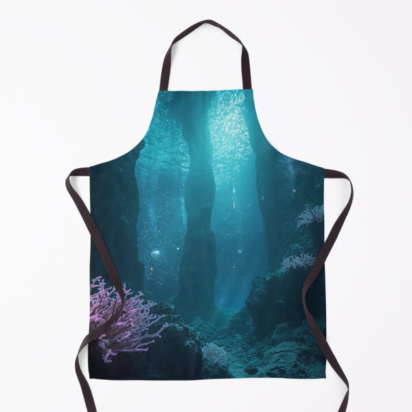 Item preview, Bioluminescent Alien Reef Fantasy Ocean Landscape designed and sold by Luminous Wilds.