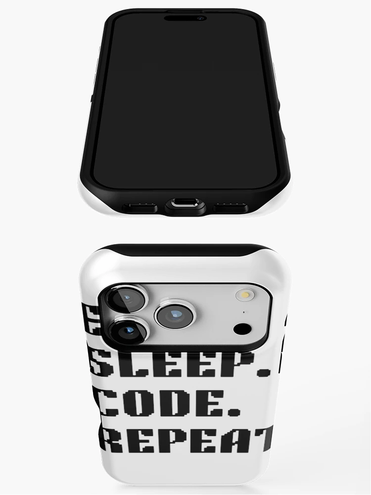 Thumbnail 3 of 4, iPhone Case, Code Routine 8-Bit designed and sold by Vibedesin.