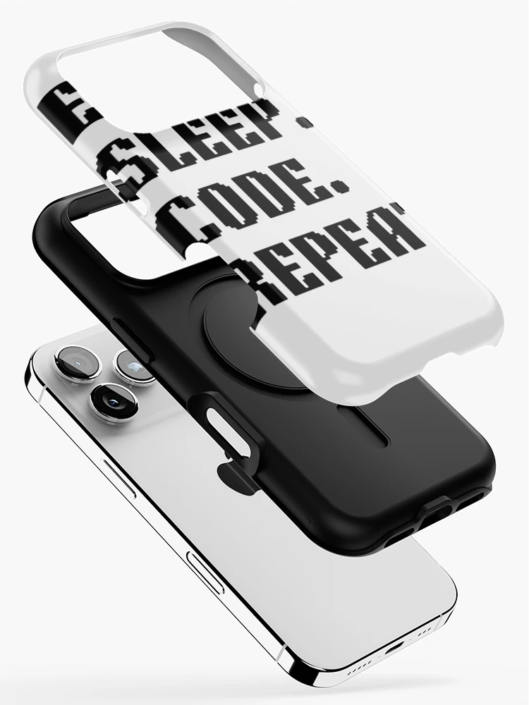 Thumbnail 2 of 4, iPhone Case, Code Routine 8-Bit designed and sold by Vibedesin.