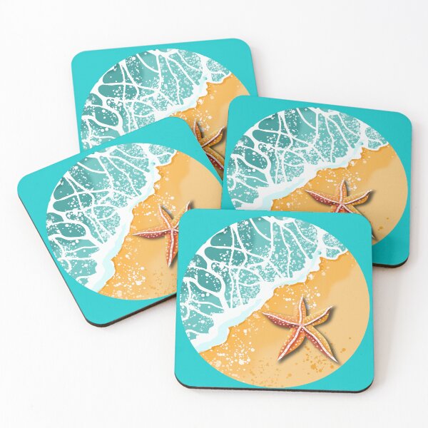 Item preview, Starfish on Sandy Beach designed and sold by Andrew  Hitchen.