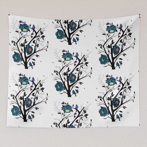 Item preview, serendipity(the roses)(teal) designed and sold by Whimsicalwakko's.