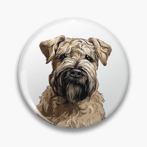 Item preview, Soft Coated Wheaten Terrier Dog Illustration designed and sold by whyitsme.