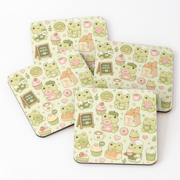 Item preview, Cozy Frog Bakery Pattern designed and sold by Soft Berry Studio.