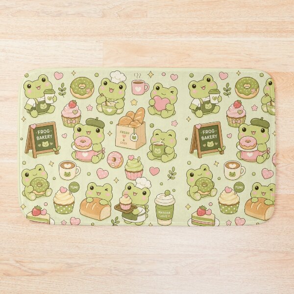 Item preview, Cozy Frog Bakery Pattern designed and sold by Soft Berry Studio.