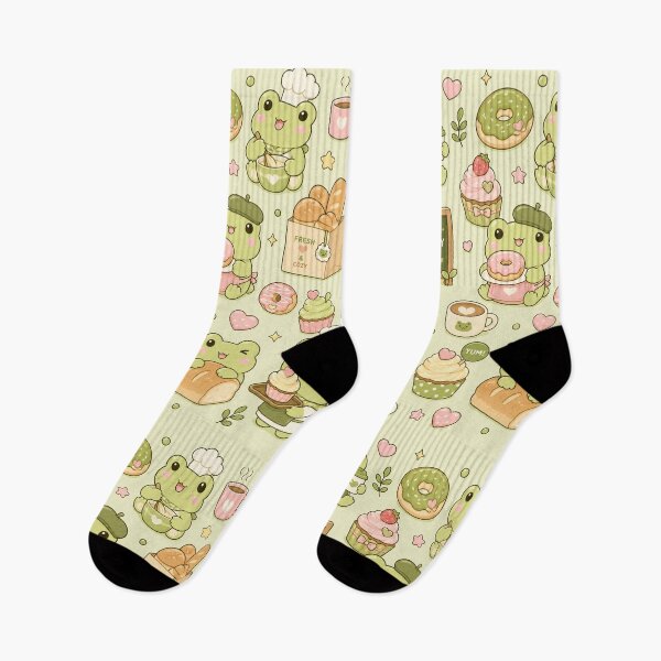Item preview, Cozy Frog Bakery Pattern designed and sold by Soft Berry Studio.