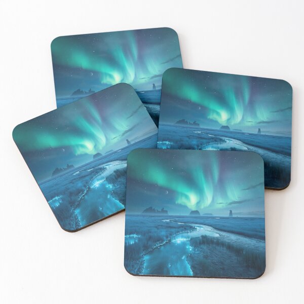 Item preview, Aurora Plains Alien Fantasy Landscape designed and sold by Luminous Wilds.