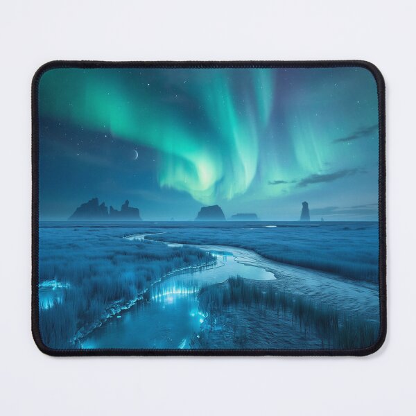 Item preview, Aurora Plains Alien Fantasy Landscape designed and sold by Luminous Wilds.