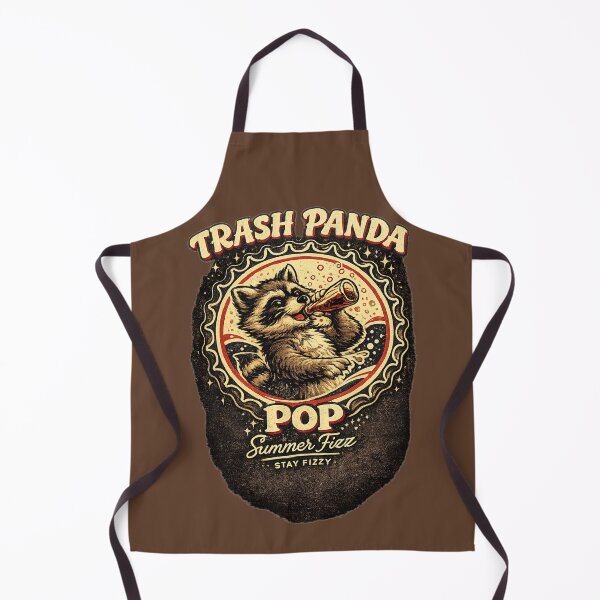 Item preview, Trash Panda Pop Retro Raccoon Soda Vintage Bottle Cap Graphic T-Shirt designed and sold by HOUSE OF TIST.