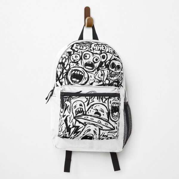 Item preview, Chaotic Black Ink Doodle Graff designed and sold by krish-prints.