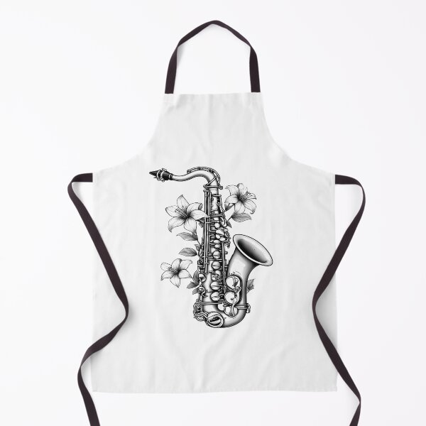 Item preview, Floral Saxophone - World Music Day designed and sold by Art-Arcade6.