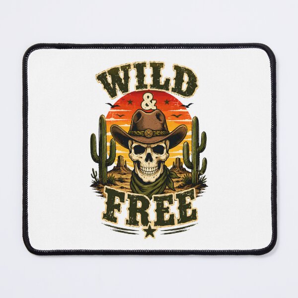 Item preview, Wild and Free Vintage Desert western skull designed and sold by Mr Lee.