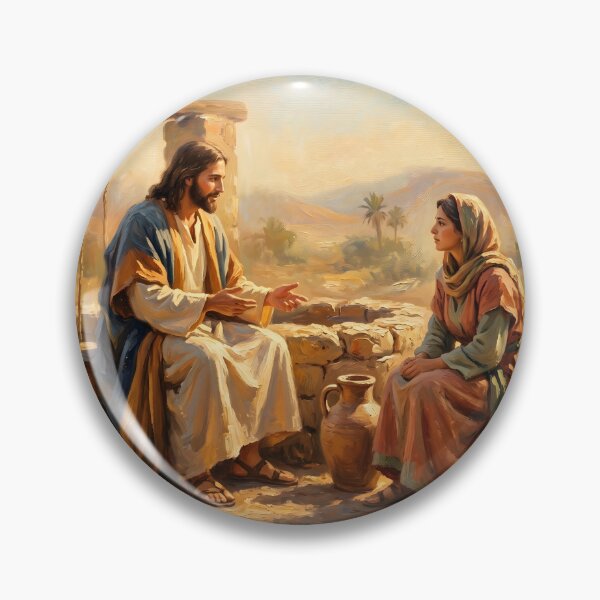 Item preview, Jesus And Samaritan Woman Well designed and sold by RRRShop.
